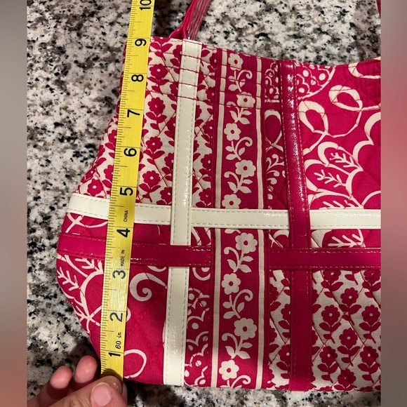 Vera Bradley Pink Twirly Birds Handbag Purse EUC! 🌻🔥 - Picture 12 of 12